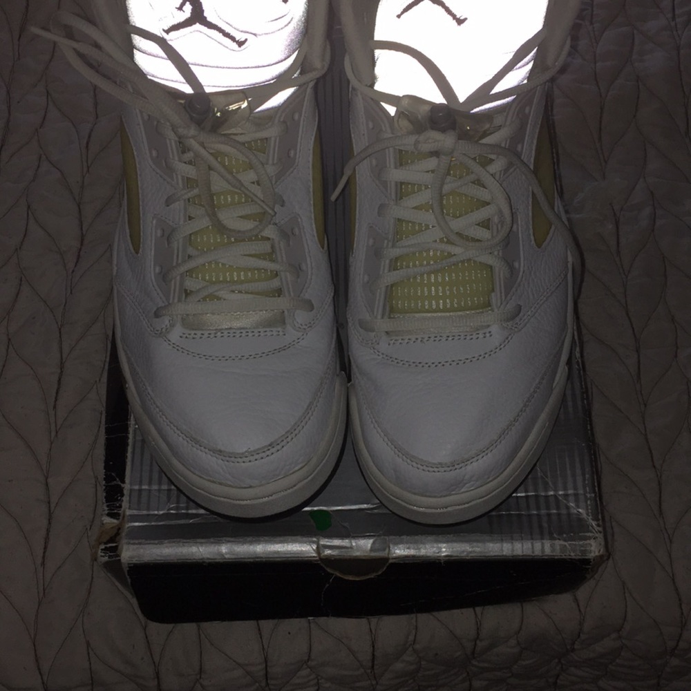 OG Jordan 5 White Metallic 1999 Size 13